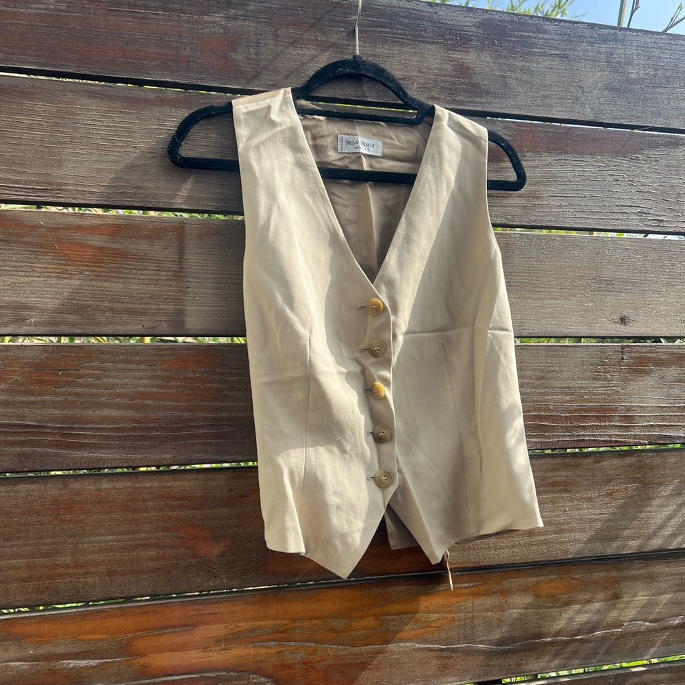 Vintage Yves Saint Laurent Vest